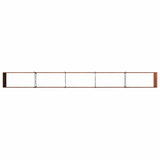 Raised Garden Bed Rusty 400 x 40 x 55 cm corton - Rear View