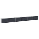 Raised Garden Bed Anthracite 600 x 40 x 55 cm cold-rolled steel