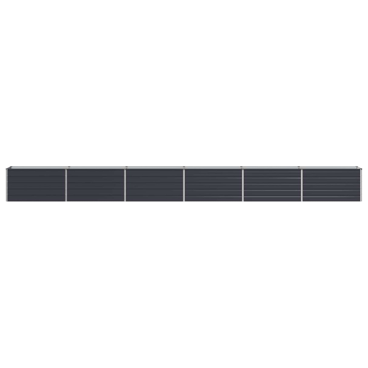 Raised Garden Bed Anthracite 600 x 40 x 55 cm cold-rolled steel