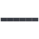 Raised Garden Bed Anthracite 600 x 40 x 55 cm cold-rolled steel