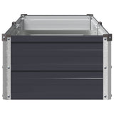 Raised Garden Bed Anthracite 160 x 40 x 24 cm cold-rolled steel