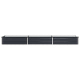 Raised Garden Bed Anthracite 240 x 40 x 24 cm cold-rolled steel