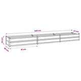 Raised Garden Bed Anthracite 240 x 40 x 24 cm cold-rolled steel - Extra Image