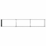 Raised Garden Bed Anthracite 240 x 40 x 24 cm cold-rolled steel - 45-Degree Angle