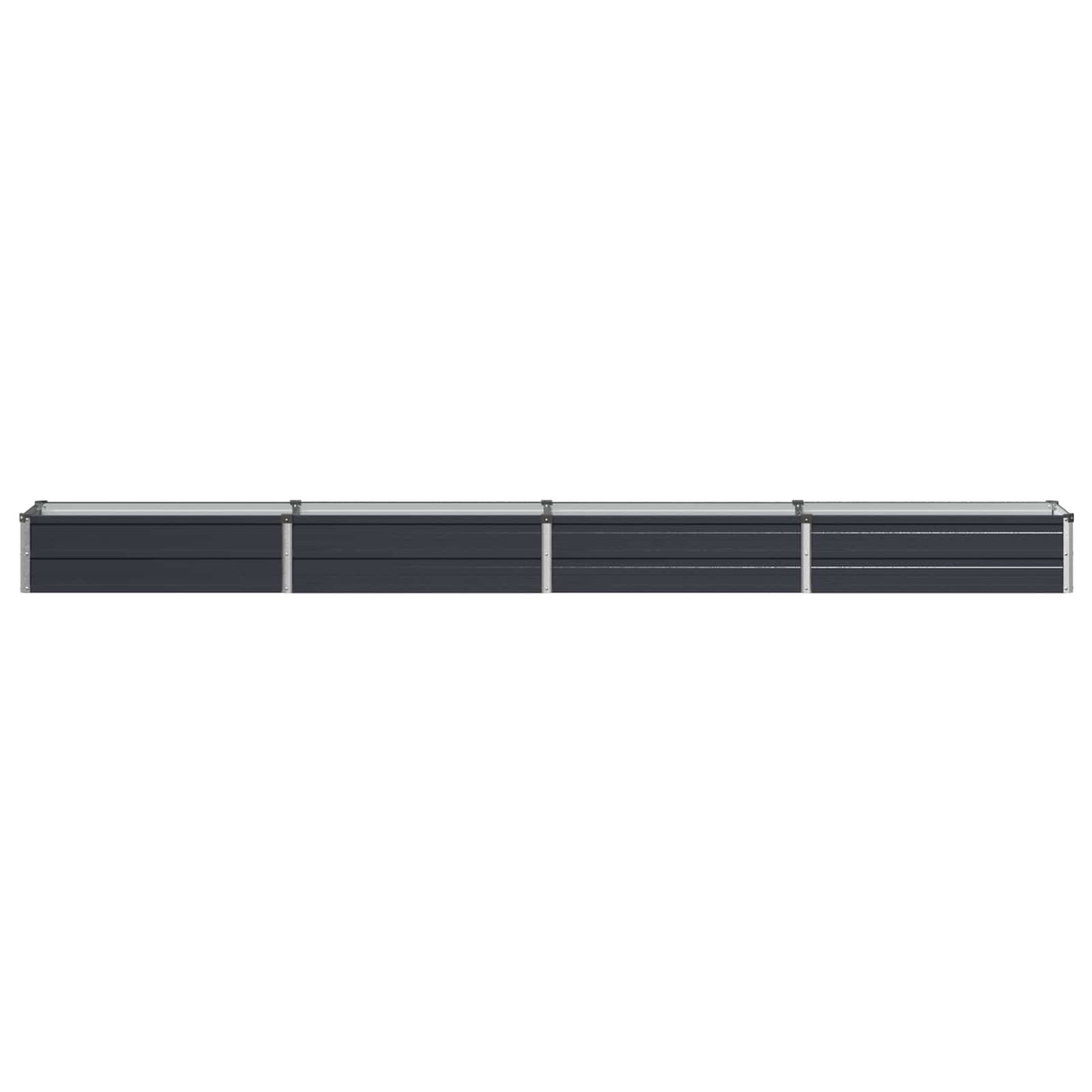 Raised Garden Bed Anthracite 320 x 40 x 24 cm cold-rolled steel