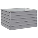 Raised Garden Bed Grey 100 x 80 x 55 cm cold-rolled steel