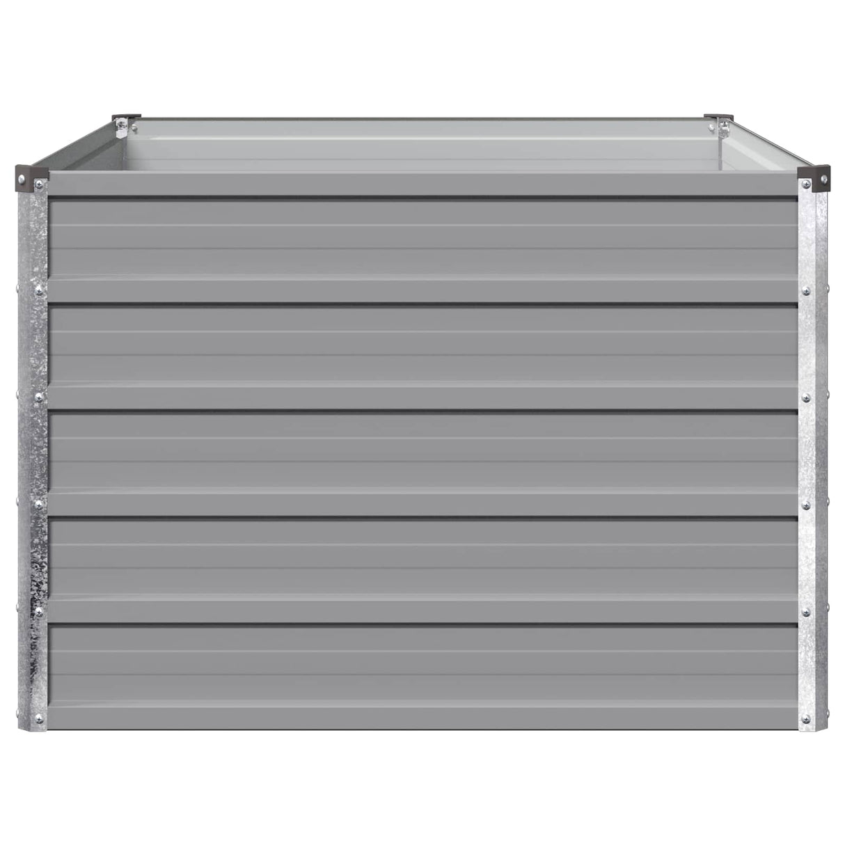 Raised Garden Bed Grey 100 x 80 x 55 cm cold-rolled steel