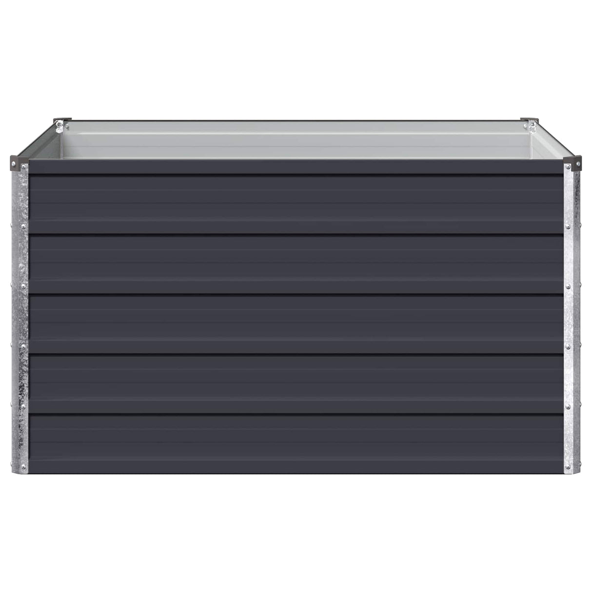 Raised Garden Bed Anthracite 100 x 80 x 55 cm cold-rolled steel