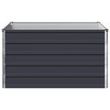 Raised Garden Bed Anthracite 100 x 80 x 55 cm cold-rolled steel