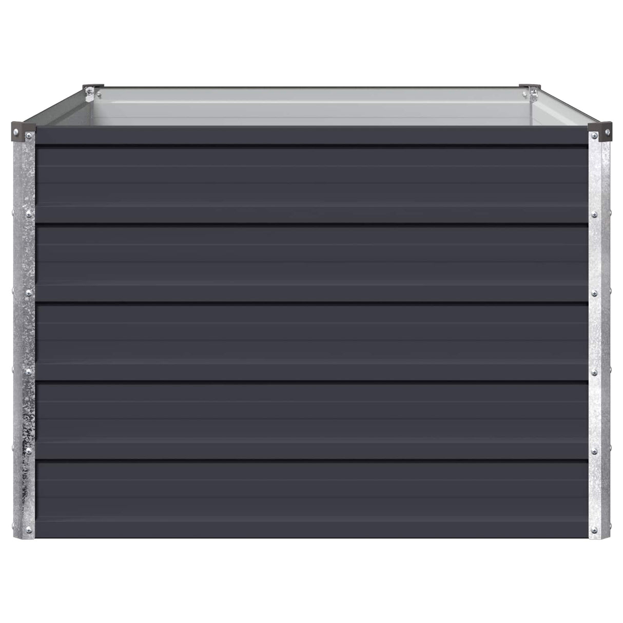 Raised Garden Bed Anthracite 100 x 80 x 55 cm cold-rolled steel
