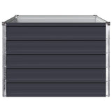 Raised Garden Bed Anthracite 100 x 80 x 55 cm cold-rolled steel