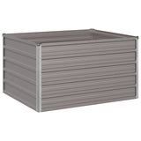 Raised Garden Bed Rusty 100 x 80 x 55 cm corton - Side View