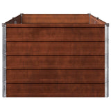 Raised Garden Bed Rusty 160 x 80 x 55 cm corton - 45-Degree Angle