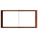 Raised Garden Bed Rusty 160 x 80 x 55 cm corton