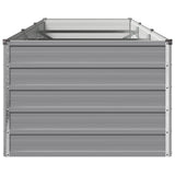 Raised Garden Bed Grey 240 x 80 x 55 cm cold-rolled steel