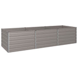 Raised Garden Bed Rusty 240 x 80 x 55 cm corton - Side View
