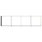 Raised Garden Bed Grey 321 x 80 x 55 cm Galvanised Steel