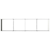 Raised Garden Bed Grey 320 x 80 x 55 cm cold-rolled steel - 45-Degree Angle