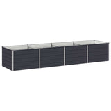 Raised Garden Bed Anthracite 320 x 80 x 55 cm cold-rolled steel