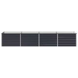Raised Garden Bed Anthracite 320 x 80 x 55 cm cold-rolled steel