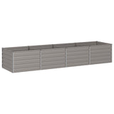Raised Garden Bed Rusty 320 x 80 x 55 cm corton - Side View