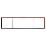 Raised Garden Bed Weathering Steel 321 x 80 x 55 cm