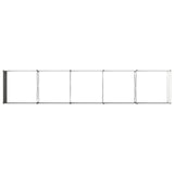 Raised Garden Bed Grey 400 x 80 x 55 cm cold-rolled steel