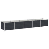 Raised Garden Bed Anthracite 400 x 80 x 55 cm cold-rolled steel