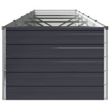 Raised Garden Bed Anthracite 400 x 80 x 55 cm cold-rolled steel