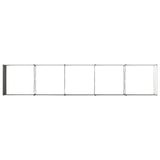 Raised Garden Bed Anthracite 400 x 80 x 55 cm cold-rolled steel