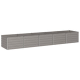 Raised Garden Bed Rusty 400 x 80 x 55 cm corton - Front View