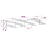 Raised Garden Bed Rusty 400 x 80 x 55 cm corton - Extra Image