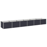 Raised Garden Bed Anthracite 480 x 80 x 55 cm cold-rolled steel