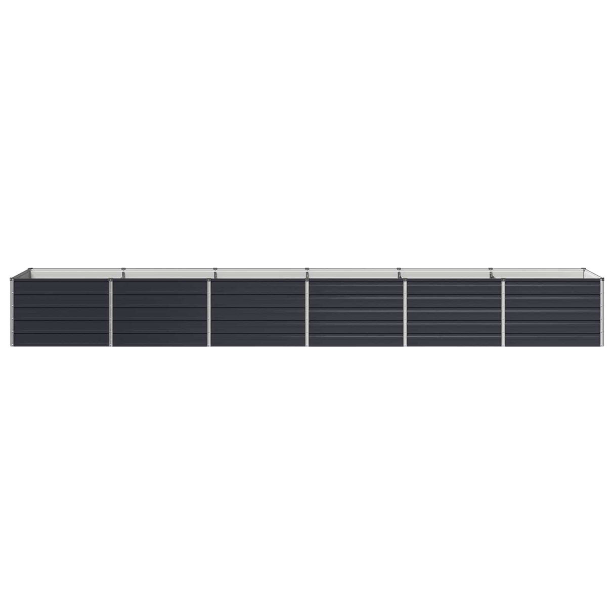 Raised Garden Bed Anthracite 480 x 80 x 55 cm cold-rolled steel