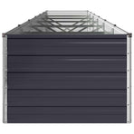 Raised Garden Bed Anthracite 480 x 80 x 55 cm Galvanised Steel