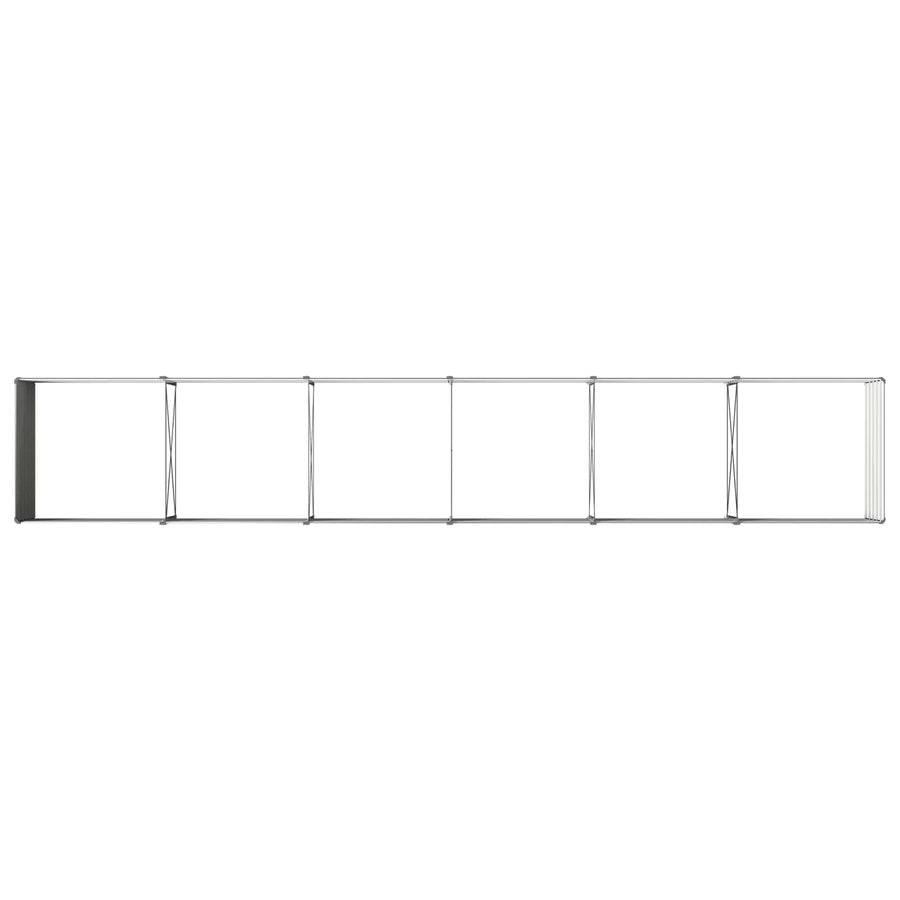 Raised Garden Bed Anthracite 480 x 80 x 55 cm Galvanised Steel