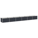 Raised Garden Bed Anthracite 600 x 80 x 55 cm cold-rolled steel