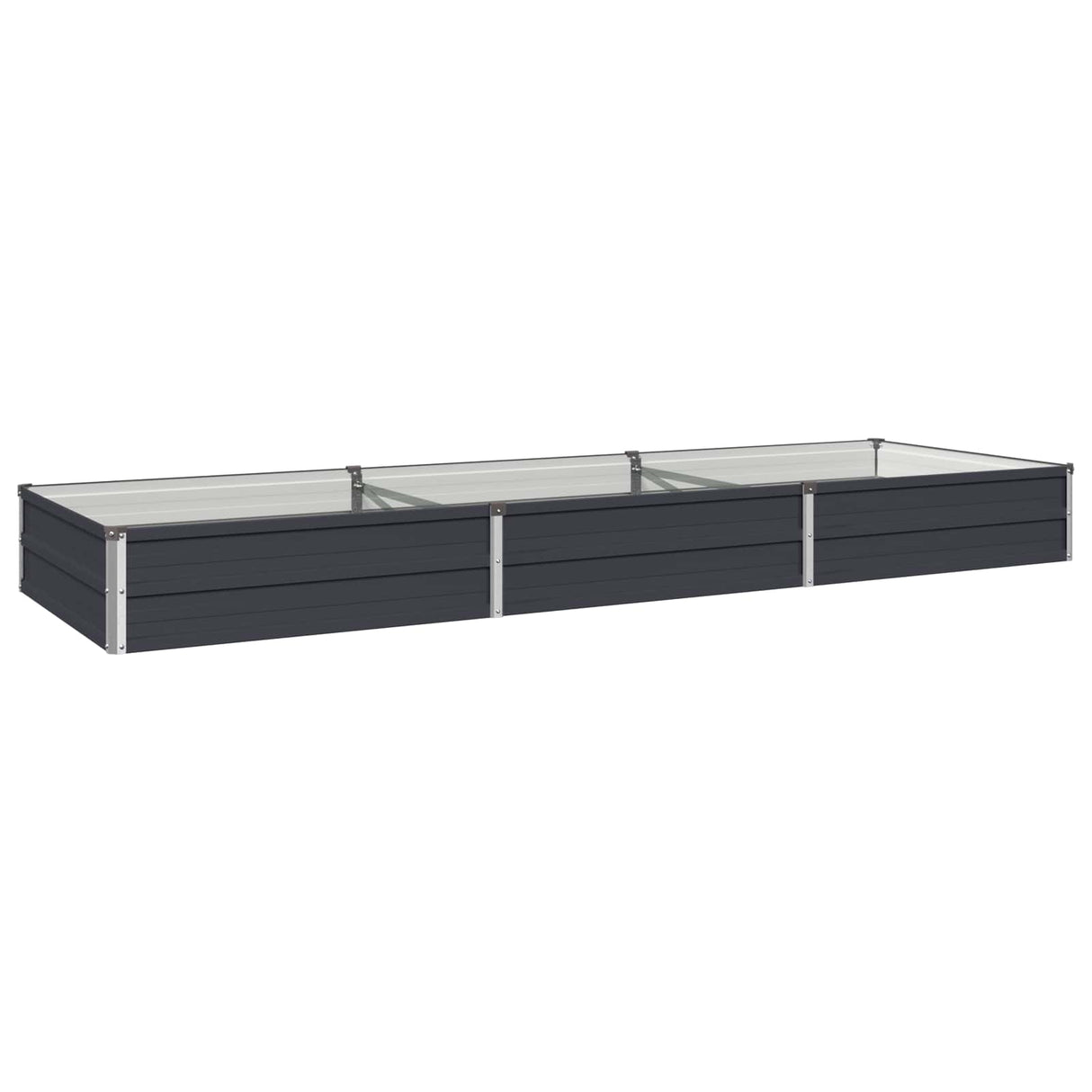 Raised Garden Bed Anthracite 240 x 80 x 24 cm cold-rolled steel