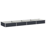 Raised Garden Bed Anthracite 320 x 80 x 24 cm cold-rolled steel