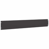 Lawn Edging 30 pcs 15 x 103 cm Steel Black - 45-Degree Angle