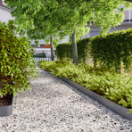 Lawn Edging 30 pcs 15 x 103 cm Steel Anthracite