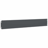Lawn Edging 30 pcs 15 x 103 cm Steel Anthracite - Side View