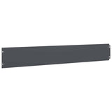 Lawn Edging 30 pcs 15 x 103 cm Steel Anthracite