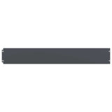 Lawn Edging 30 pcs 15 x 103 cm Steel Anthracite