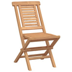 Garden Set 5 pcs Brown 60 x 60 x 75 cm Solid Teak Wood