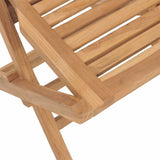 Garden Set 5 pcs Brown Solid Teak Wood