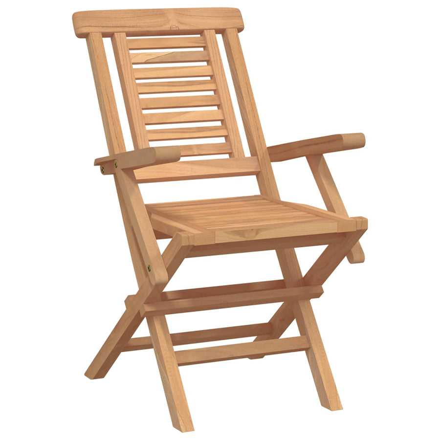 Garden Set 5 pcs Brown 60 x 60 x 75 cm Solid Teak Wood