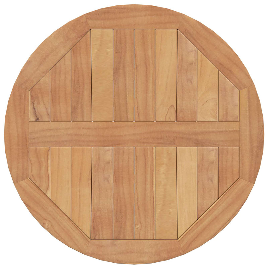 Garden Set 5 pcs Brown 60 x 60 x 75 cm Solid Teak Wood