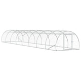 Chicken Coop Silver 800 x 150 x 100 cm Galvanised Steel