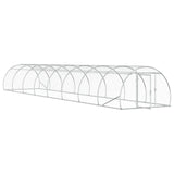 Chicken Coop Silver 800 x 150 x 100 cm Galvanised Steel